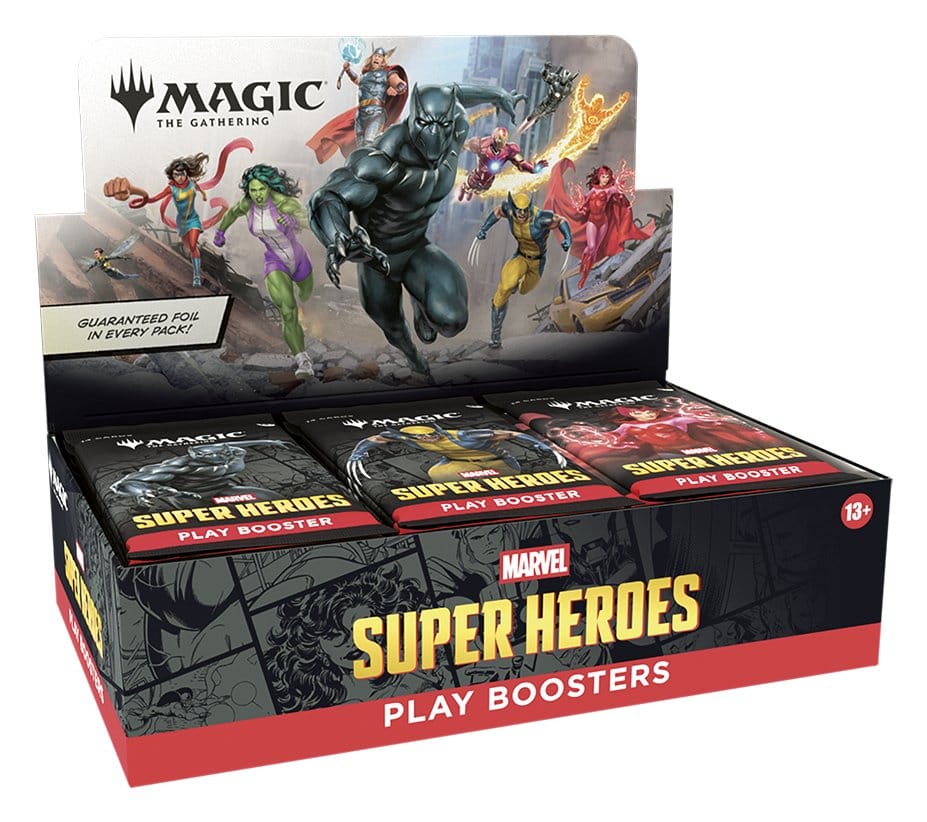 MTG Marvel Super Heroes Play Booster Display