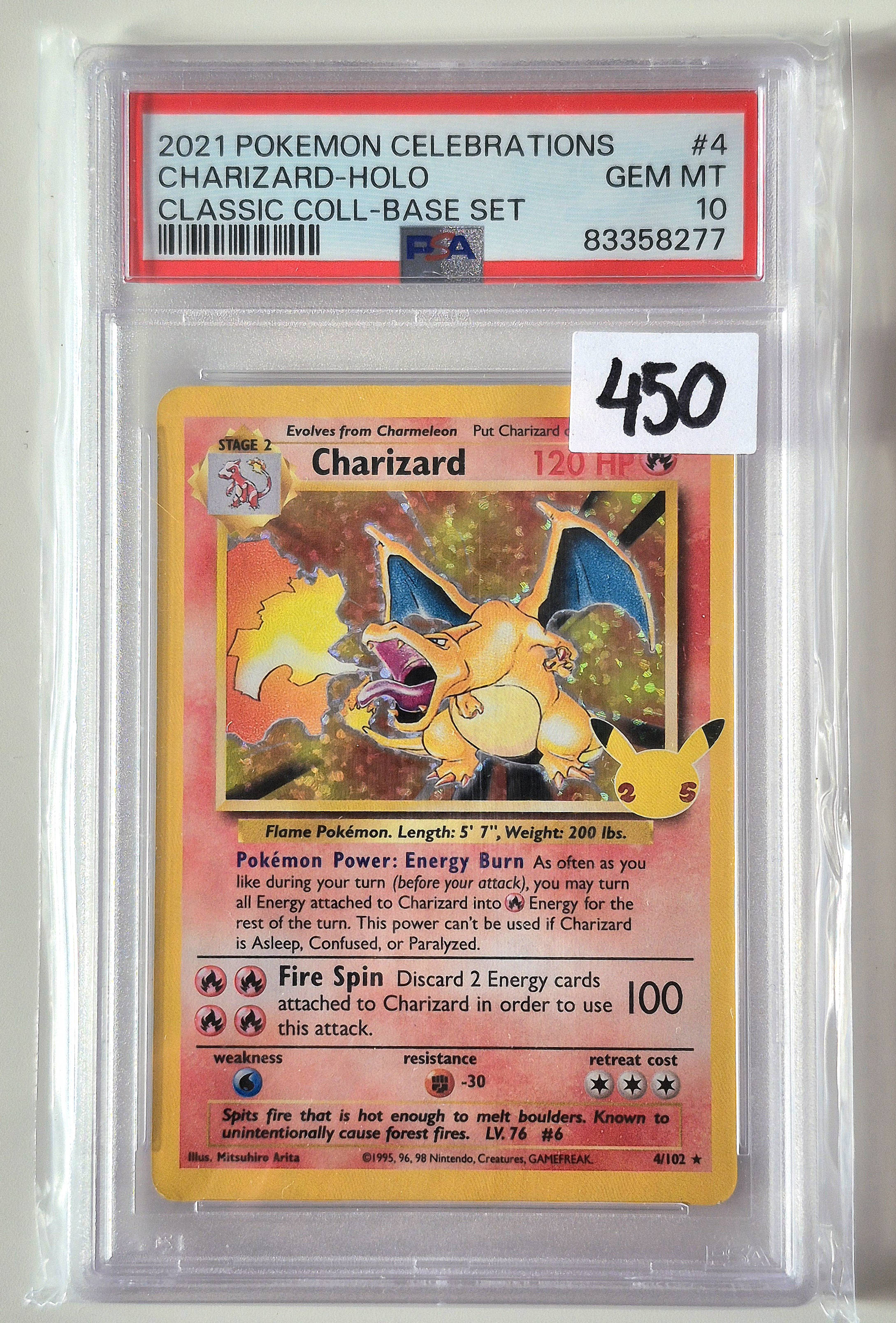 Charizard Holo PSA 10